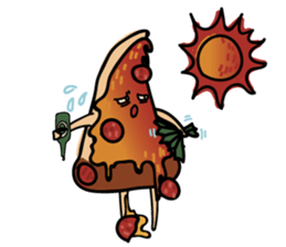 Drunker Pizza sticker #13234265