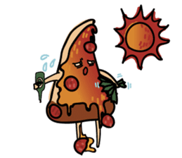 Drunker Pizza sticker #13234265