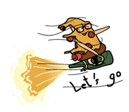 Drunker Pizza sticker #13234268
