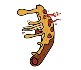 Drunker Pizza sticker #13234270