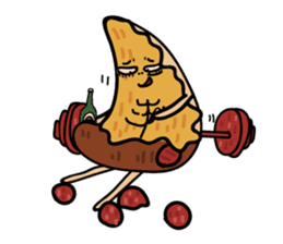 Drunker Pizza sticker #13234271