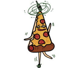 Drunker Pizza sticker #13234272