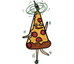 Drunker Pizza sticker #13234272