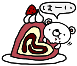 mild bear2 sticker #13234425