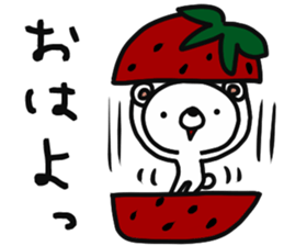 mild bear2 sticker #13234426