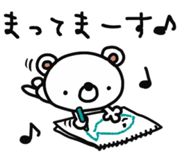 mild bear2 sticker #13234437