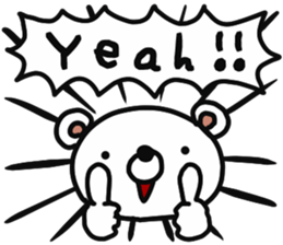 mild bear2 sticker #13234451