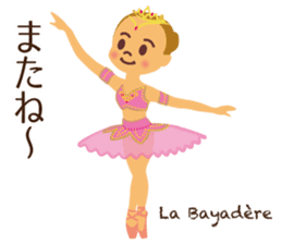Vol.2 Ballet-chan Daily conversation sticker #13235994