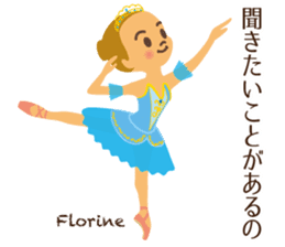 Vol.2 Ballet-chan Daily conversation sticker #13235996