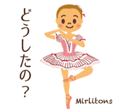 Vol.2 Ballet-chan Daily conversation sticker #13235998