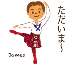 Vol.2 Ballet-chan Daily conversation sticker #13236008