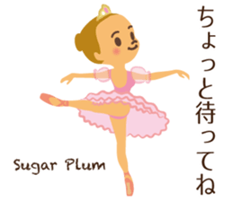 Vol.2 Ballet-chan Daily conversation sticker #13236012
