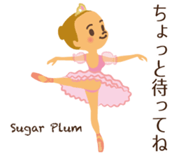 Vol.2 Ballet-chan Daily conversation sticker #13236012