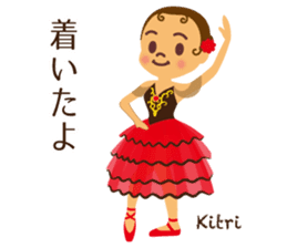 Vol.2 Ballet-chan Daily conversation sticker #13236015