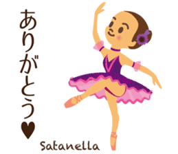 Vol.2 Ballet-chan Daily conversation sticker #13236017