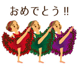 Vol.2 Ballet-chan Daily conversation sticker #13236018