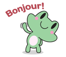 French frog sticker #13236270