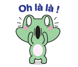 French frog sticker #13236280