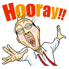 Sticker of a middle-aged man 2