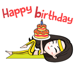 Hiso Girl Fitness Yoga By Dr Tispol Nakornsri Sticker