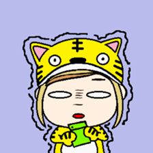 TORAKO exerts itself! sticker #13237324