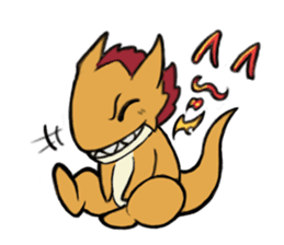 Dragon Charlie's Flammoji sticker #13237374