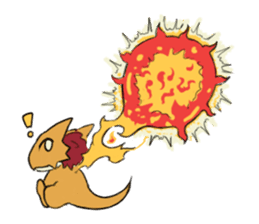 Dragon Charlie's Flammoji sticker #13237383