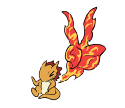 Dragon Charlie's Flammoji sticker #13237386