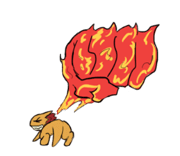 Dragon Charlie's Flammoji sticker #13237387