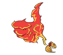 Dragon Charlie's Flammoji sticker #13237389
