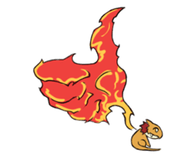 Dragon Charlie's Flammoji sticker #13237389