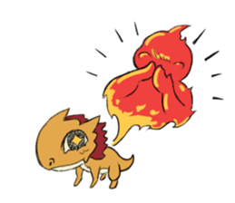 Dragon Charlie's Flammoji sticker #13237393