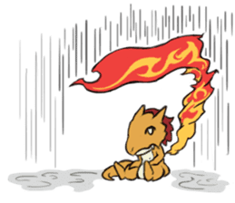 Dragon Charlie's Flammoji sticker #13237394