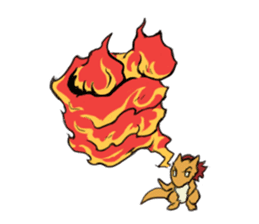 Dragon Charlie's Flammoji sticker #13237398