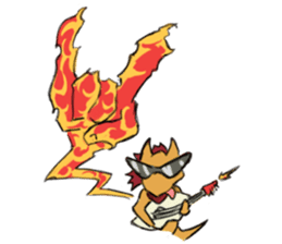 Dragon Charlie's Flammoji sticker #13237399