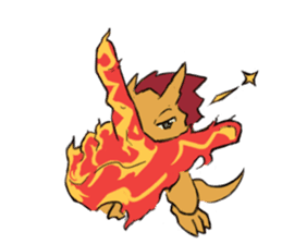 Dragon Charlie's Flammoji sticker #13237400