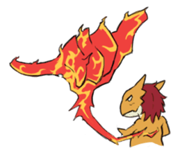 Dragon Charlie's Flammoji sticker #13237401