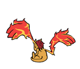 Dragon Charlie's Flammoji sticker #13237404