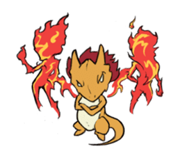 Dragon Charlie's Flammoji sticker #13237405
