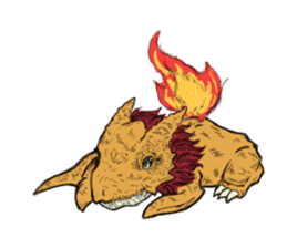 Dragon Charlie's Flammoji sticker #13237409
