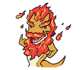 Dragon Charlie's Flammoji sticker #13237410