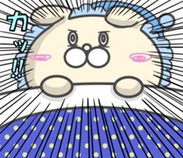 Cosplay dog Little Red Riding Hood sticker #13237481