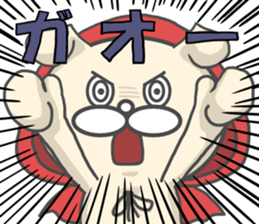 Cosplay dog Little Red Riding Hood sticker #13237509