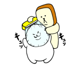 Rice balls and bread 2 sticker #13237611