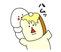 Rice balls and bread 2 sticker #13237622