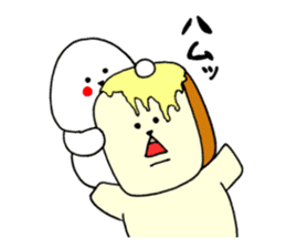 Rice balls and bread 2 sticker #13237622