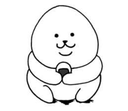 Rice balls and bread 2 sticker #13237629