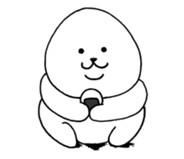 Rice balls and bread 2 sticker #13237629