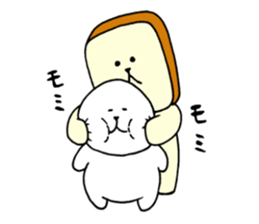 Rice balls and bread 2 sticker #13237630