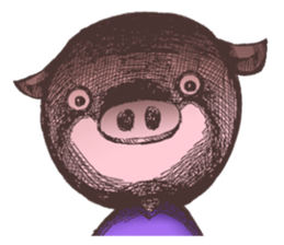 PIG'S EYE sticker #13238219